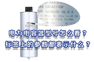 電力電容器型號怎么看？標簽上的參數(shù)都表示什么？