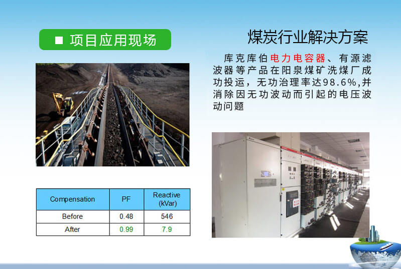 【煤炭行業(yè)】庫克庫伯與陽泉煤礦諧波治理上的合作案例