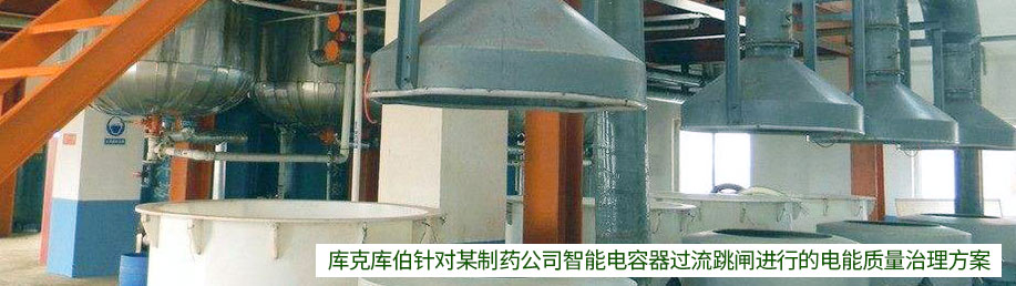 庫克庫伯針對某制藥公司智能電容器過流跳閘進(jìn)行電能質(zhì)量方案治理