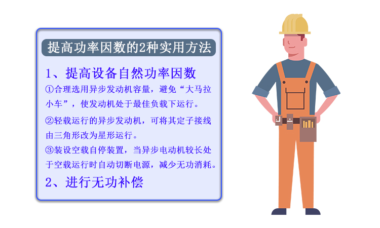 工業(yè)用戶提高功率因數(shù)的2種實用方法