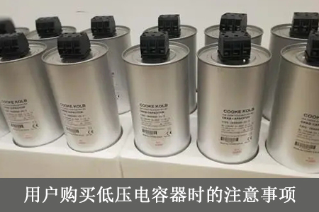 用戶購買低壓電容器時(shí)的注意事項(xiàng)