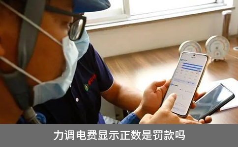 力調(diào)電費(fèi)顯示正數(shù)是罰款嗎