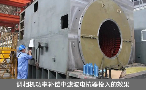 調(diào)相機功率補償中濾波電抗器投入的效果